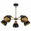 Люстра на штанге LUMINA DECO Belmonti LDP D017-5 BK