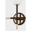 Бра LUMINA DECO Marsiada LDW 6033N-2 RT BK+FGD