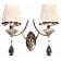 Бра LUMINA DECO Dominni LDW 9268-2 GD