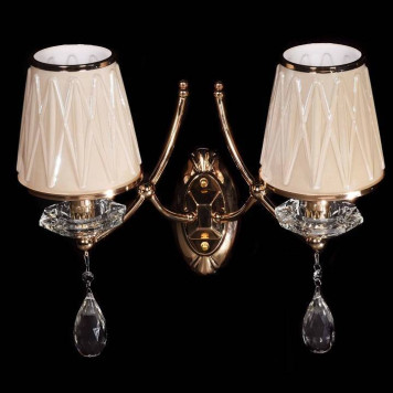 Бра LUMINA DECO Dominni LDW 9268-2 GD-1
