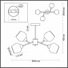 Люстра на штанге Lumion Odell 5649/4C