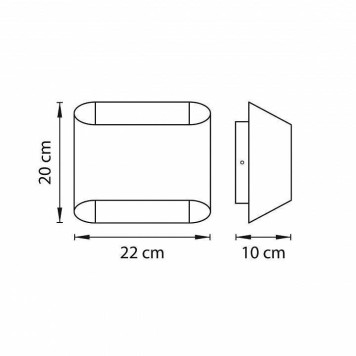 Накладной светильник Lightstar Muro 808620-5