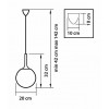 Подвесной светильник Lightstar Globo 813022