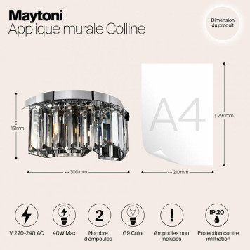 Бра Maytoni Colline MOD083WL-02CH-3
