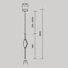 Подвесной светильник Maytoni Foresight MOD347PL-L8BS3K