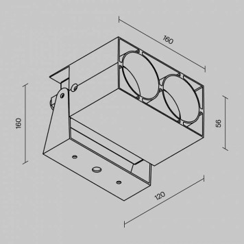 Настенный прожектор Maytoni Spot O486FL-L10GF3K-6