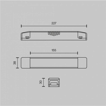 Блок питания Maytoni Power Supply Magnetic TRA160DR-150W-S-3