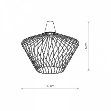 Плафон металлический Nowodvorski Cameleon Wave S BL 8605-1
