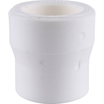 Переходная муфта Kalde 50x40 для сварки полипропиленовых труб (белый)-2