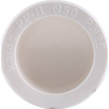 Заглушка Kalde d=50 для сварки полипропиленовых труб (белый)-5