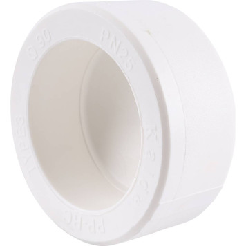 Заглушка Kalde d=90 для сварки полипропиленовых труб (белый)-2