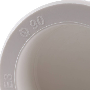 Заглушка Kalde d=90 для сварки полипропиленовых труб (белый)-5