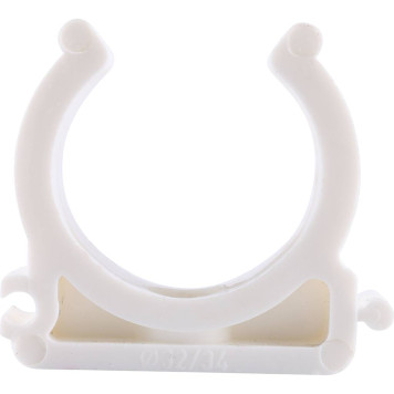 Крепление Kalde d=32 для полипропиленовых труб под сварку (белое)-3