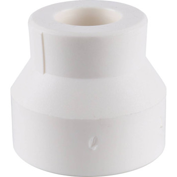 Переходная муфта Kalde 75x32 для сварки полипропиленовых труб (белая)-2