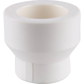 Переходная муфта Kalde 75x32 для сварки полипропиленовых труб (белая)-3