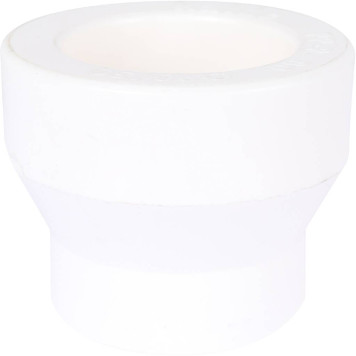 Переходная муфта Kalde 90x50 для сварки полипропиленовых труб (белая)-2