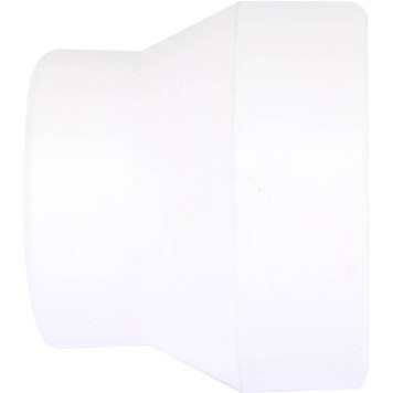 Переходная муфта Kalde 90x50 для сварки полипропиленовых труб (белая)-4