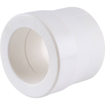 Переходная муфта Kalde 90x63 для сварки полипропиленовых труб (белая)-1