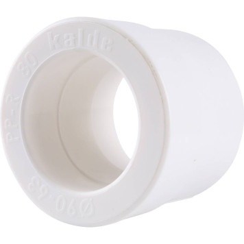 Переходная муфта Kalde 90x63 для сварки полипропиленовых труб (белая)-4