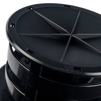 Финальный элекмент дымохода STOUT DN60/100 вертикальный утепленный, 1000 мм, адаптер в комплекте SCA-6010-800001 (SCA-6010-800001)-1