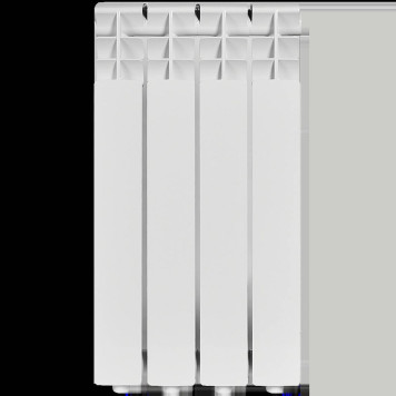 Радиатор алюминиевый ROMMER Optima 500 4 секций боковое подключение (RAL9016) RAL-0210-050004 (RAL-0210-050004)