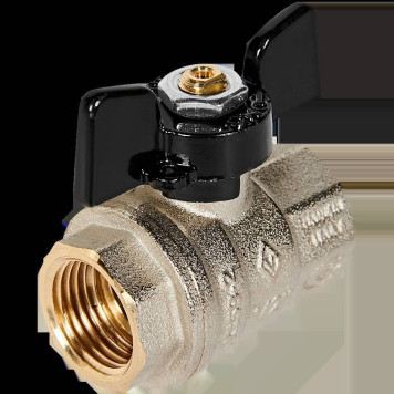 Шаровой кран BUGATTI Oregon с ручкой-бабочкой внутренняя резьба 1/2&
