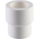Переходная муфта Политэк 25х20 для сварки полипропиленовых труб (белая)