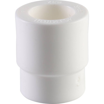 Переходная муфта Политэк 32х20 для сварки полипропиленовых труб внутренняя/наружная (белый)-2