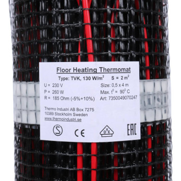 Термомат THERMO ТVK-130 2 м.кв (комплект без регулятора) (TVK-130-2)-10