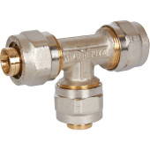 Тройник STOUT равнопроходный 20х20х20 для металлопластиковых труб винтовой (SFS-0009-000020)