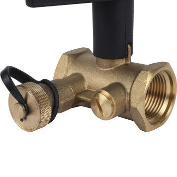 Ручной запорный клапан BROEN Basic DN 025 PN 25 с дренажем и резьбой 45490000-001003-6