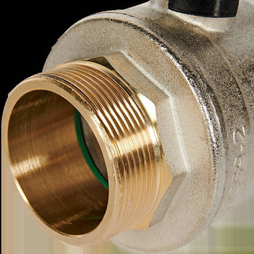 Шаровой кран BUGATTI Oregon с ручкой-рычагом из алюминия и внутренней наружной резьбой 2&-1