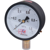 РОСМА Манометр стандартный 100 мм 150 градусов 1/2 давление 1 МРа ТМ-510Р (00000006836)