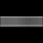 Конвектор внутрипольный STOUT SCN 150.240.1000 (Решётка роликовая) SCN-1100-1524100 (SCN-1100-1524100)