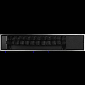 SCN-1100-1119100 STOUT Конвектор внутрипольный SCN 110.190.1000 (Решётка роликовая, анодированный алюминий) (SCN-1100-1119100)-2