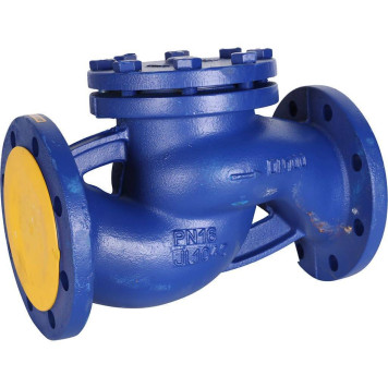 Обратный клапан Zetkama 287A100C31 из чугуна Ду100 Ру16 фл Tmax=300