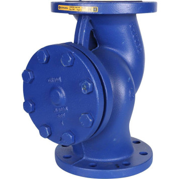 Обратный клапан Zetkama 287A100C31 из чугуна Ду100 Ру16 фл Tmax=300-4