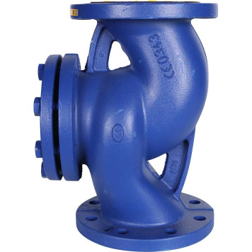 Обратный клапан Zetkama 287A100C31 из чугуна Ду100 Ру16 фл Tmax=300-5