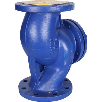 Обратный клапан Zetkama 287A100C31 из чугуна Ду100 Ру16 фл Tmax=300-6