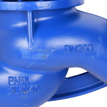 Клапан обратный подъем Zetkama 287A200C31 чугунный Ду200 Ру16 Tmax=300-4