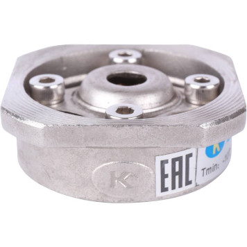 Клапан обратный пружинный нержавеющий Zetkama 275I015E51, Ду15, Ру40, Tmax=300, межфланцевый.-8