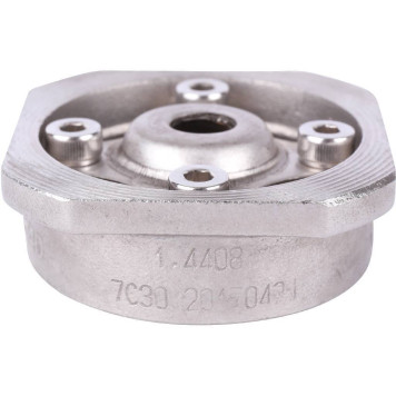 Клапан обратный пружинный нержавеющий Zetkama 275I015E51, Ду15, Ру40, Tmax=300, межфланцевый.-9