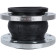 Компенсатор резиновый с скользящими фланцами EPDM PN16 Tecofi DI7240N-0125