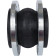 Компенсатор резиновый с скользящими фланцами EPDM PN16 Tecofi DI7240N-0125