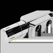 Комплект Meibes Design Line для нижнего подключения, цвет хром (F12161)