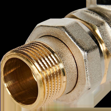 Шаровой кран с полусгоном BUGATTI Oregon, ручка-рычаг из алюминия, внутренняя и наружная резьба 1 дюйм.-1