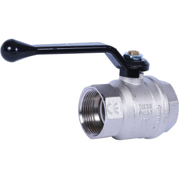 Шаровой кран BUGATTI New Jersey, 1&1/4 внут-внут, ручка-рычаг из алюминия-1