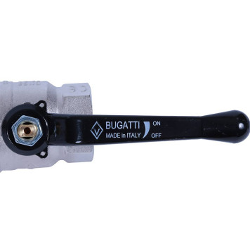 Шаровой кран BUGATTI New Jersey, 1&1/4 внут-внут, ручка-рычаг из алюминия-5