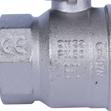 Шаровой кран BUGATTI New Jersey, 1&1/4 внут-внут, ручка-рычаг из алюминия-7