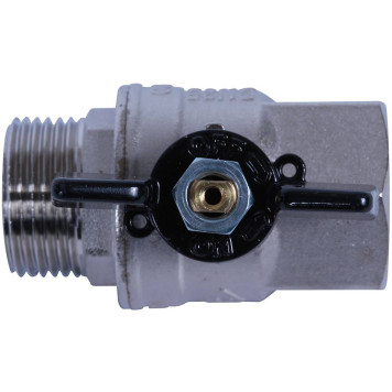 Шаровой кран BUGATTI New Jersey с ручкой-бабочкой и внутренней наружной резьбой 1 дюйм.-5